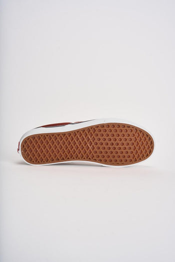 Sneakers uomo Classic slip-on scacchi rossa - 9