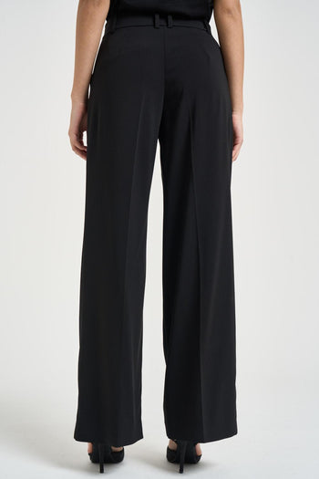 Pantalone donna a palazzo nero - 3