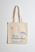 Tote bag donna Slow life ecru SLOW LIFE UNICA INCLOTH 