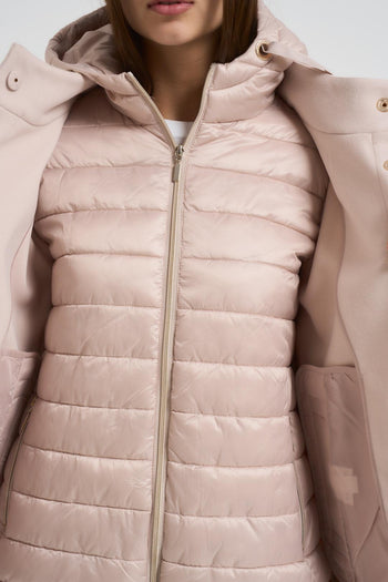 Giubbotto donna con pettorina rimovibile latte - 5