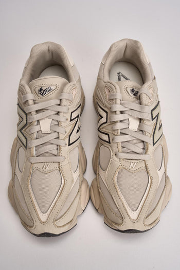 Sneakers uomo 9060 bianche e beige - 6