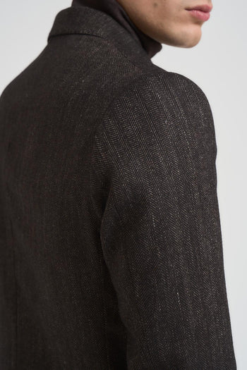 Giacca uomo doppiopetto antracite - 7