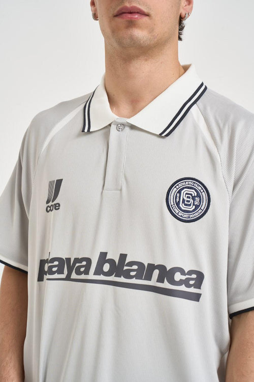 Polo uomo sportiva Football grigio - 2