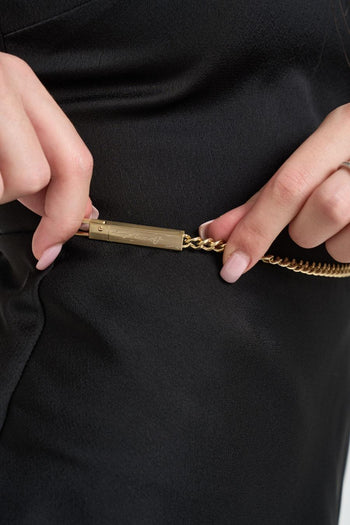 Abito donna con spacco nero - 3