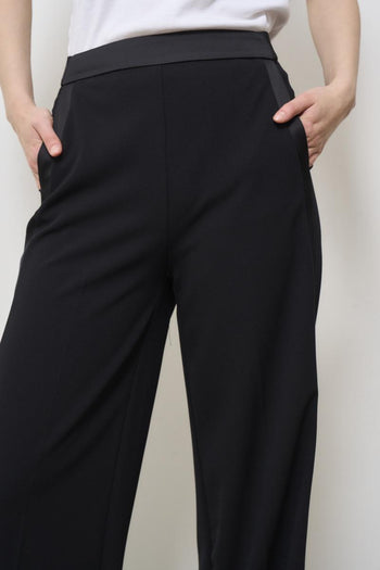 Pantalone donna gamba dritta nero - 6