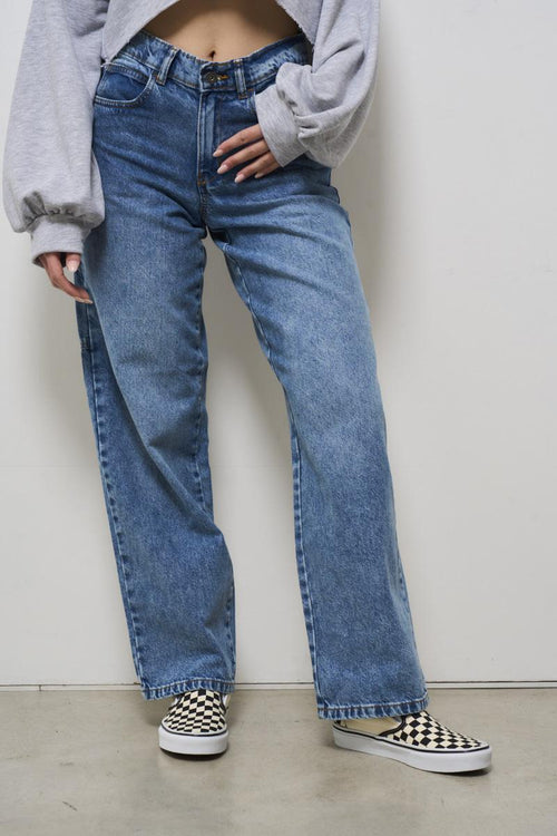 Jeans donna regular denim medio