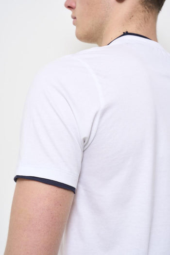 T-shirt uomo girocollo bianca - 6