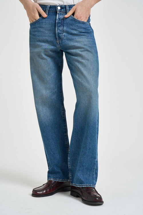 Jeans uomo 501 in denim chiaro