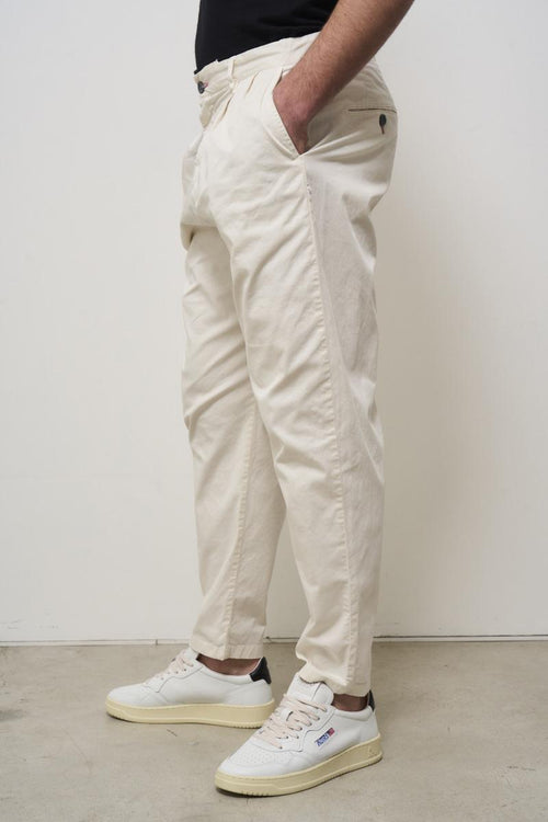 Pantalone uomo panna - 2