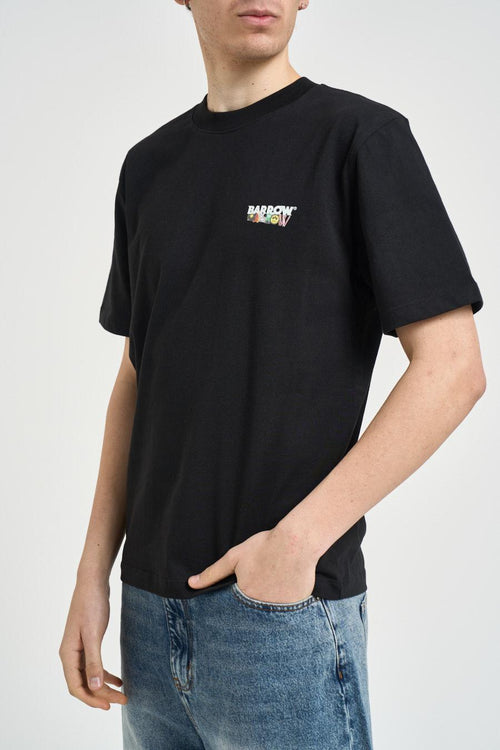 T-shirt uomo con stampa nera - 2