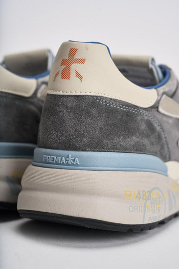 Sneakers uomo Mick grigia - 8