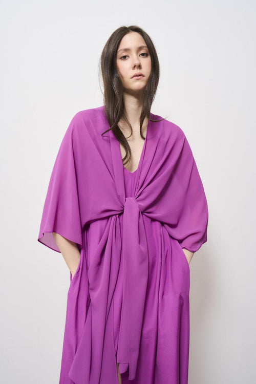Women's Magenta Stole Shrug