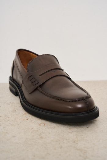 Mocassino uomo in marrone - 3