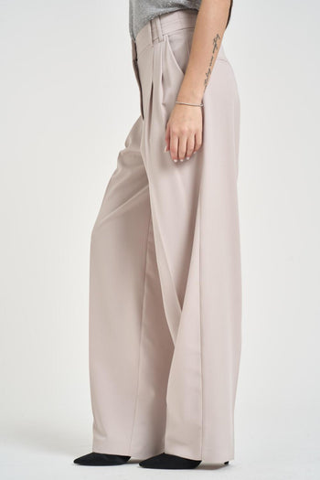 Pantalone donna a palazzo ghiaccio - 3