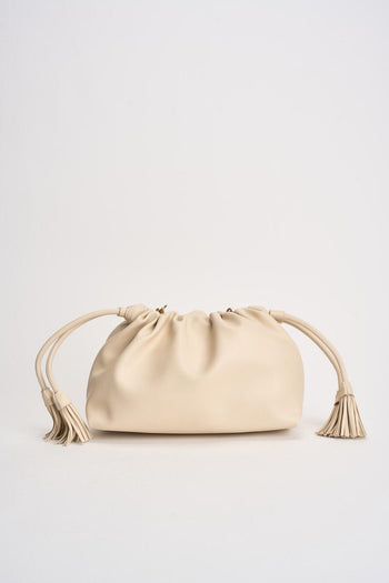 Borsa donna in ecopelle latte - 5