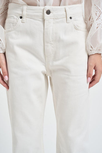 Jeans donna regolar bianchi - 4