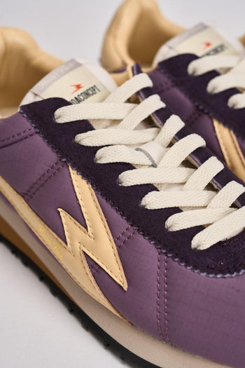 Sneakers donna lilla e avorio - 7