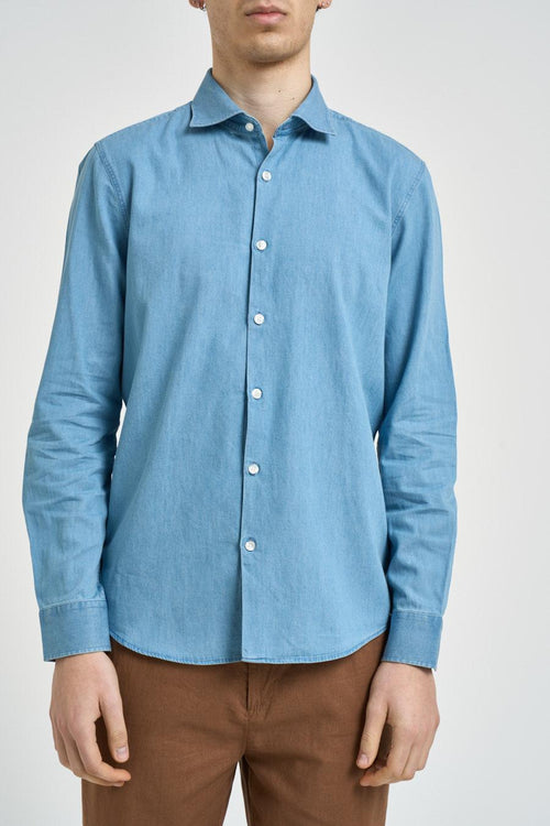 Camicia uomo celeste - 2