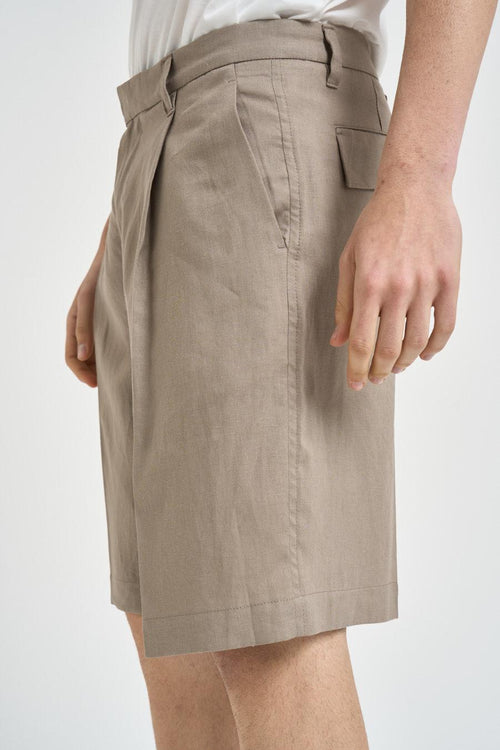 Bermuda uomo beige - 2