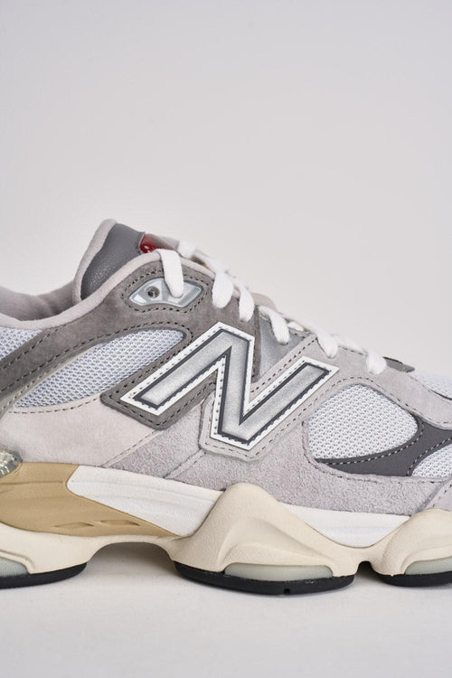 Sneakers uomo 9060 bianche e grigie - 2