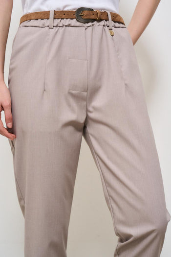 Pantalone donna skinny beige - 6