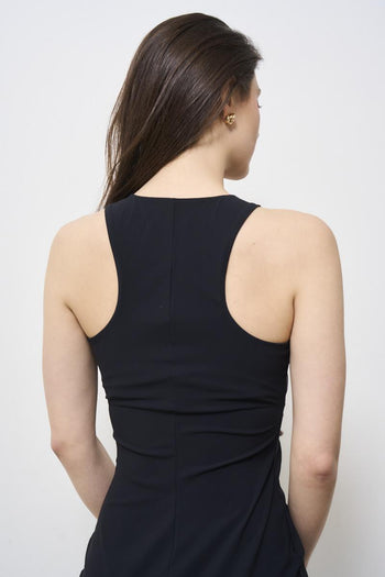 Abito donna lungo nero - 7