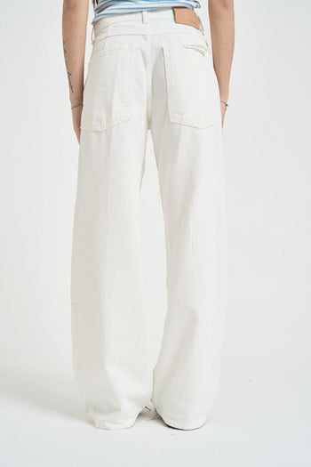 Jeans donna Mia in denim bianco - 4
