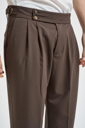 Pantalone uomo sartoriale marrone - 6
