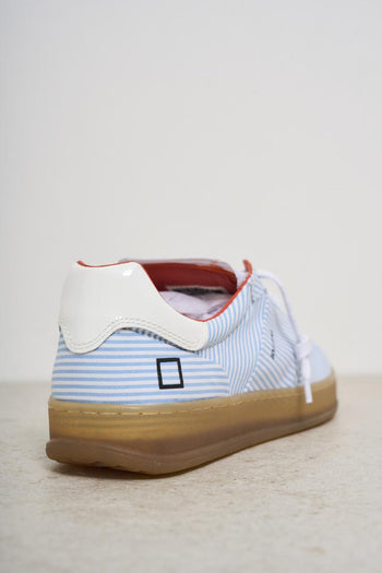 Sneakers donna Sporty a righe azzurro - 6