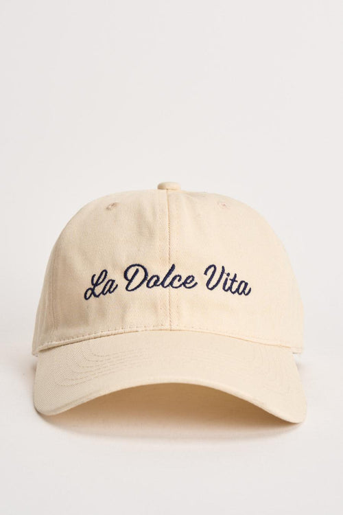 Cappello donna stampa panna