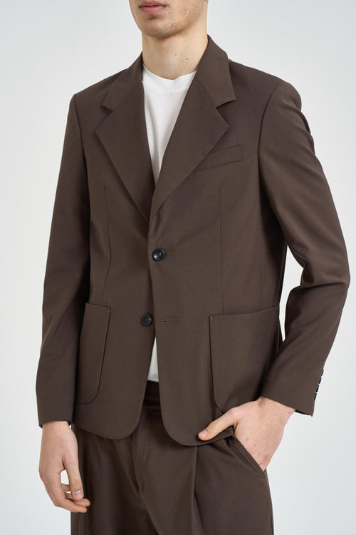 Giacca uomo monopetto moro - 2