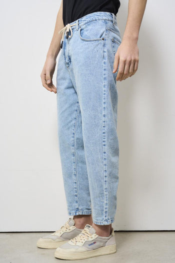 Jeans uomo regular in denim chiaro - 3