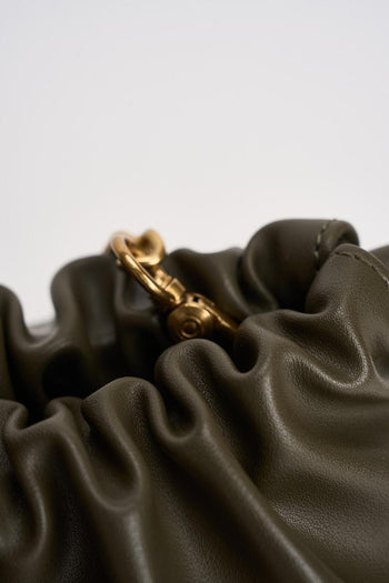 Borsa donna in ecopelle verde militare - 6