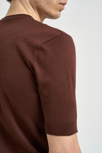 T-shirt uomo in maglia terra - 4