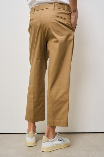 Pantalone uomo cammello con cintura - 5