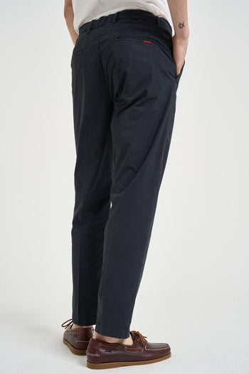 Pantalone uomo chino blu - 4