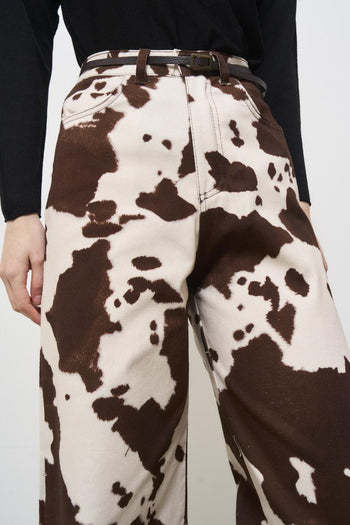 Women's jeans in spotted denim - 7
