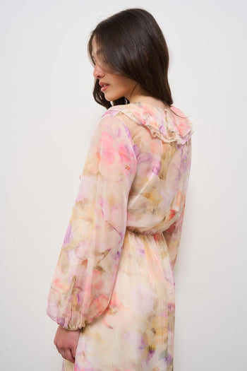Abito donna lungo floreale - 4