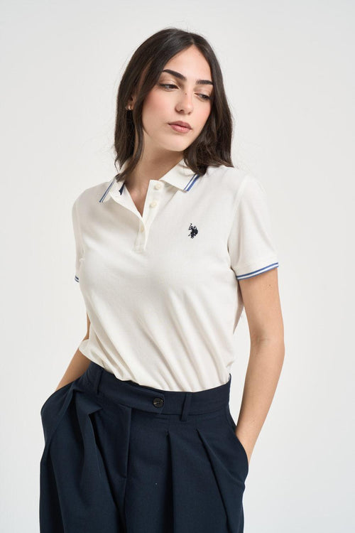 Polo donna bianca