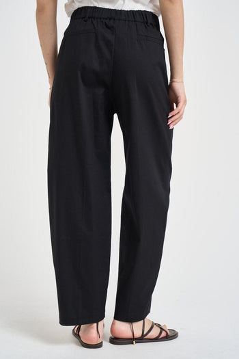Pantalone donna carrot fit nero - 3