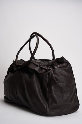 Borsa donna in pelle marrone - 4