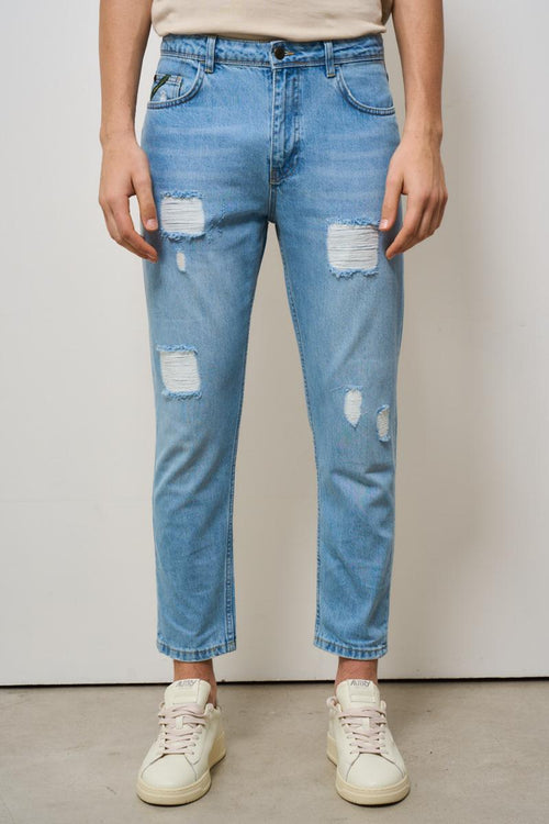 Jeans uomo Yellowstone in denim chiaro