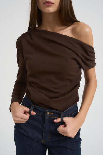 Top donna asimmetrico moro - 3