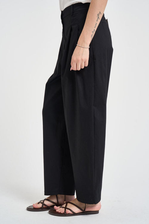 Pantalone donna carrot fit nero - 2