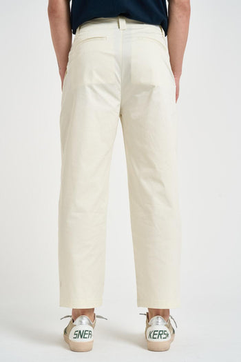 Pantalone uomo regular panna - 4