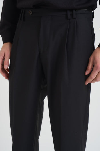Pantalone uomo dritto nero - 4