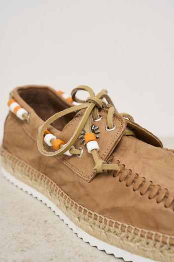 Mocassino uomo in suede marrone - 5