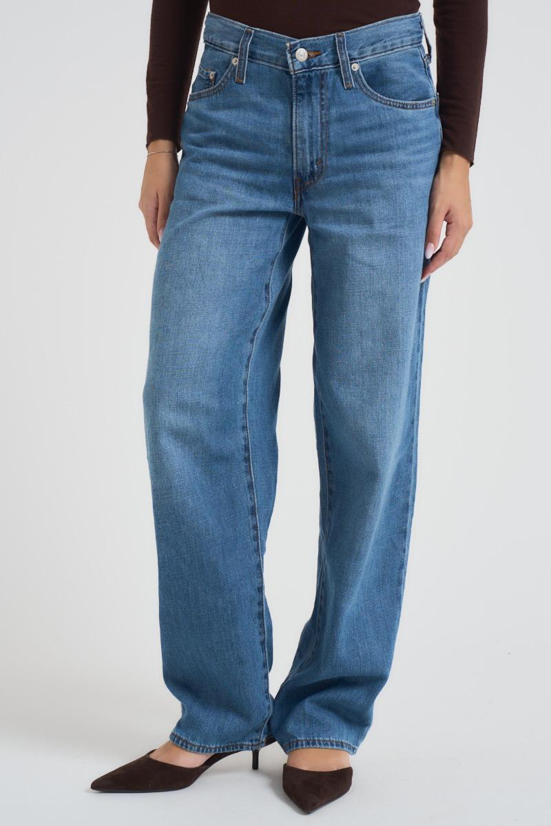 Jeans donna Baggy Dad in denim medio A3494 0057 LEVI'S 