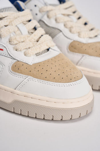 Sneakers uomo Torneo bianca e blu - 6