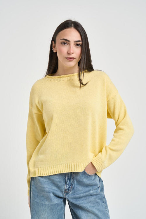 Maglia donna gialla